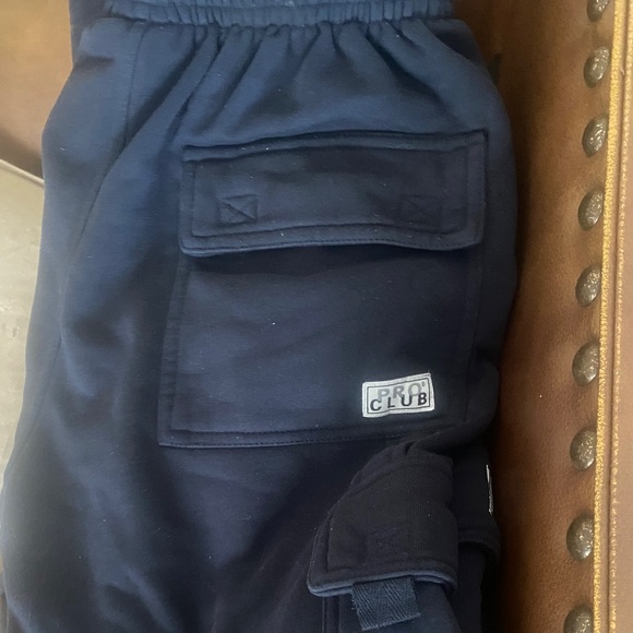Pro Club Men's Navy Sweatpants - Picture 1 of 3